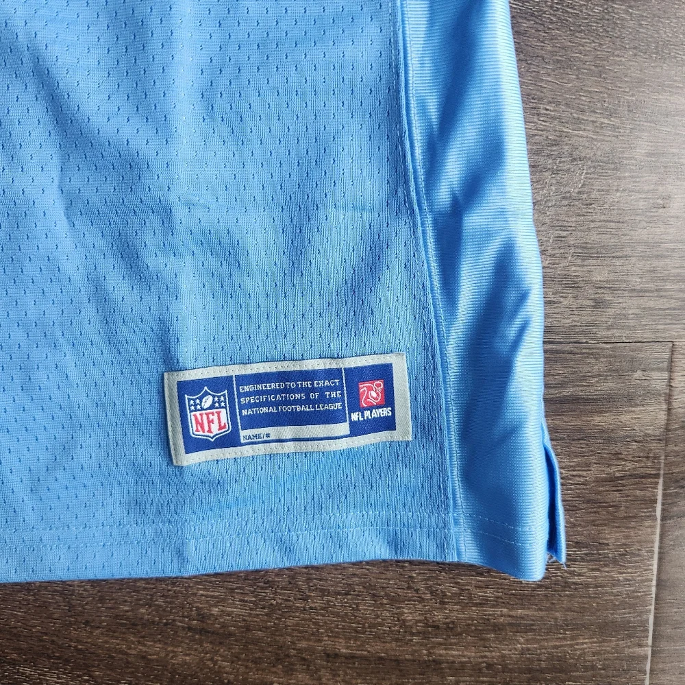Tennessee Titans Blue Fanatics Pro Line Blank Jersey Women’s Large New With Tags - Picture 4 of 4